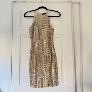 NEW YEARS GOLDEN DRESS